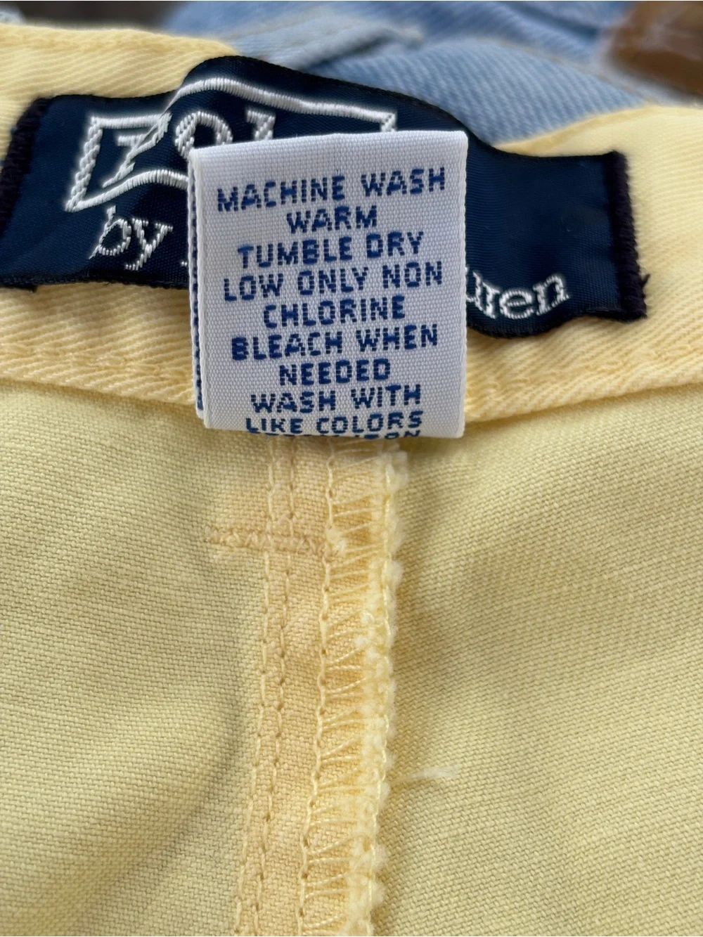 Vintage Polo by Ralph Lauren Men’s Light Yellow Double Pleated Shorts Size 36